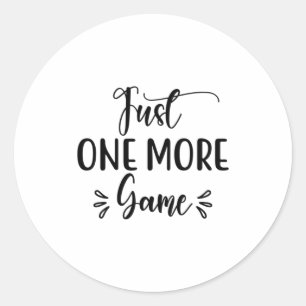 Sticker Rond Lecture Art Juste Un Jeu De Plus