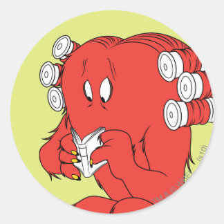 Sticker Rond Lecture du curseur - Couleur complète