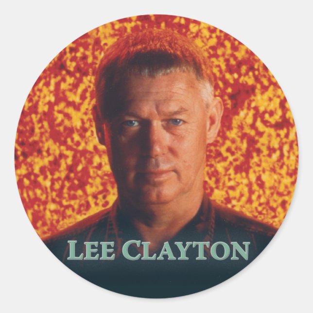 Sticker rond Lee Clayton 2 (Devant)