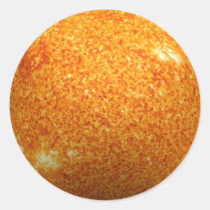 Sticker Rond L'effet Soleil - 3D