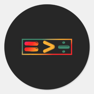 Sticker Rond L'Égalité Du 10E Jury Est Plus Grande Que La Divis