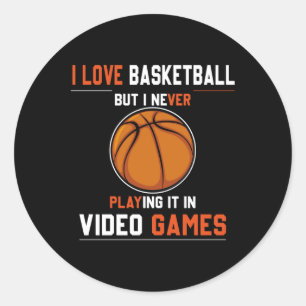 Sticker Rond Légendes de basket-ball Dunk