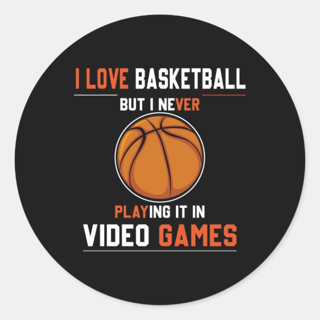 Sticker Rond Légendes de basket-ball Dunk (Devant)