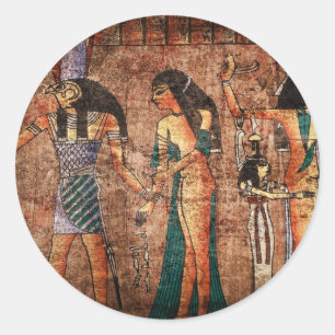 Sticker Rond L'Egypte antique 4