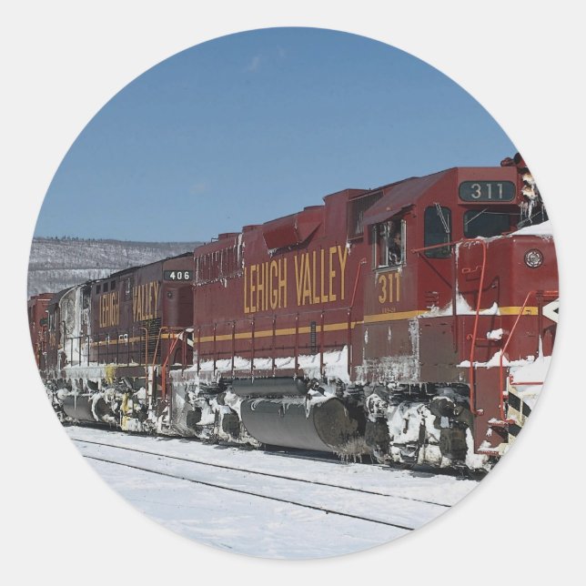 Sticker Rond Lehigh Valley, EMD (Devant)