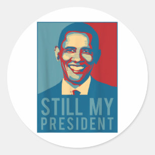 Sticker Rond L'Élection Présidentielle Américaine Pour Juger Ob
