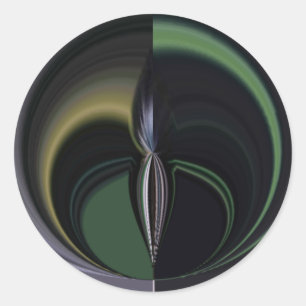 Sticker Rond L'embellie d'Aurora : le kaléidoscope cosmique