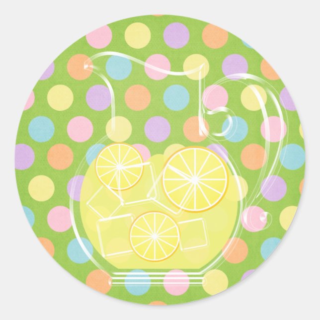 Sticker Rond Lemonade (Devant)