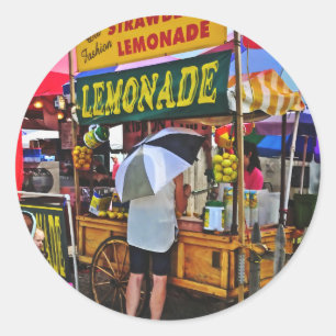Sticker Rond Lemonade