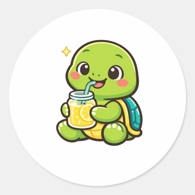 Sticker Rond Lemonade Break (Devant)