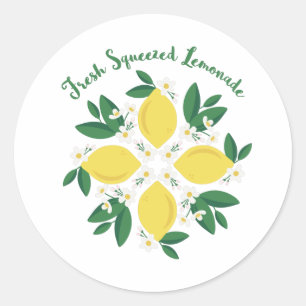 Sticker Rond Lemonade fraîche à la sauce