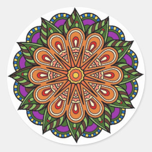 Sticker Rond l'envoyez par plant