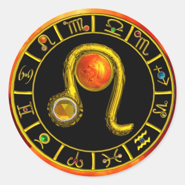 STICKER ROND LEO (Devant)