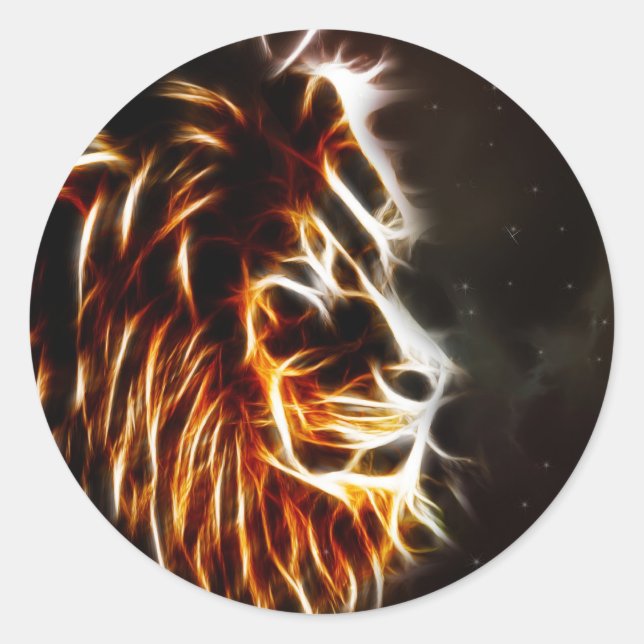 Sticker Rond Leo (Devant)