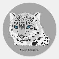 léopard Animé des neiges