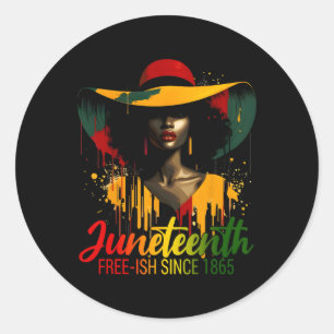 Sticker Rond Les 10 Femmes de la Junte célèbrent l'histoire de
