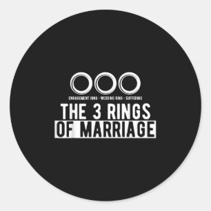 Sticker Rond Les 3 Anneaux Du Mariage Mariage Mariage Mariage C