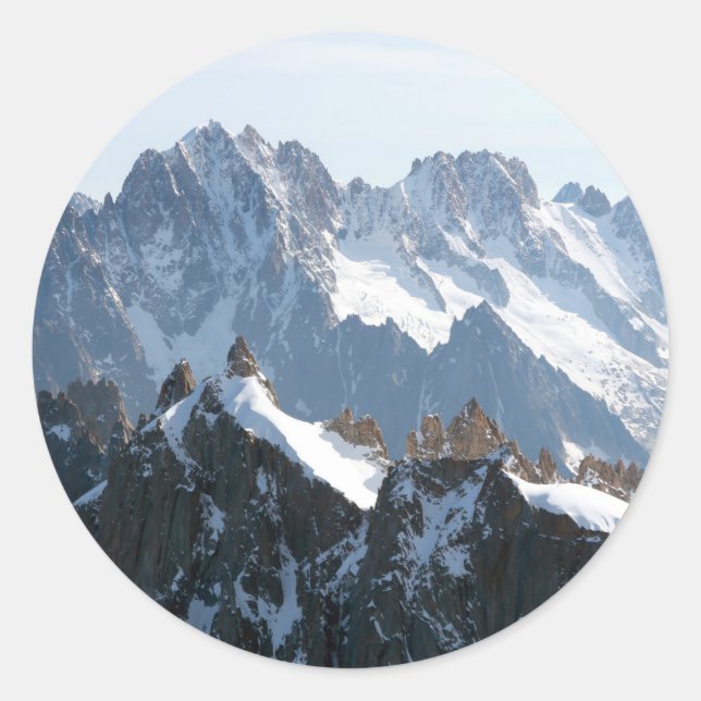 Sticker Rond Les Alps ! (Devant)