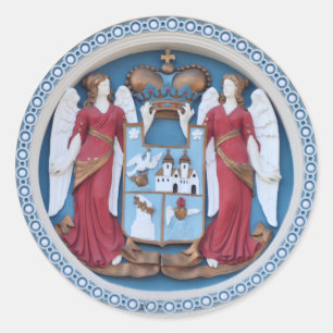 Sticker Rond les anges orthodoxes scellement religion symbole s