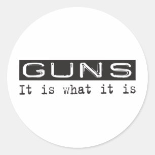 Sticker Rond Les Armes C'Est