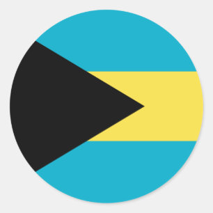 Sticker Rond les Bahamas