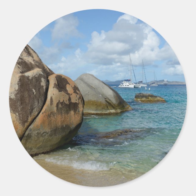 Sticker Rond Les Bains (Devant)