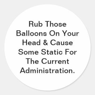 Sticker Rond Les Ballons Cause Certains Hankamer Statique Artju