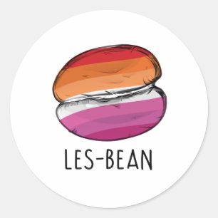 Sticker Rond Les-Bean