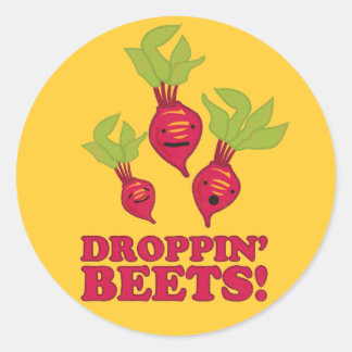 Sticker Rond Les betteraves de Droppin