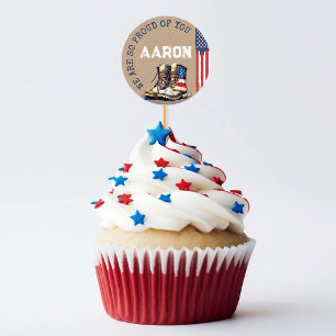 Sticker Rond Les Bottes Militaires Drapeaux RUSTIQUES En Train