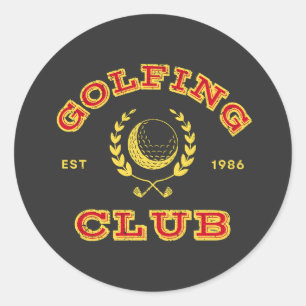 Sticker Rond Les cadeaux du Club de Golf