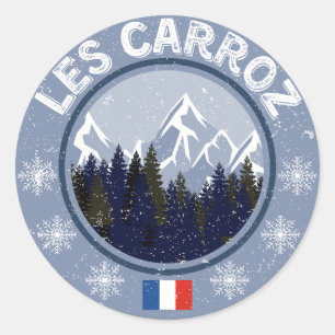 Sticker Rond Les Carroz Station de Ski