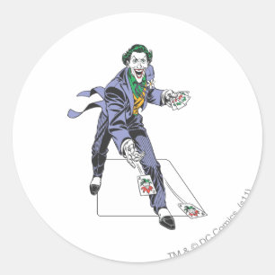 Sticker Rond Les Cartes Joker Casts