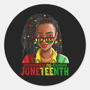 Sticker Rond Les Chemises du 1° siècle évoquent mes ancêtres