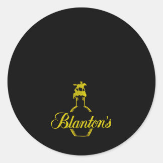 Sticker Rond Les Chevaux De Blanton