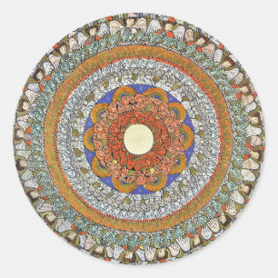 Sticker Rond Les Choirs des Anges (Hildegard von Bingen)