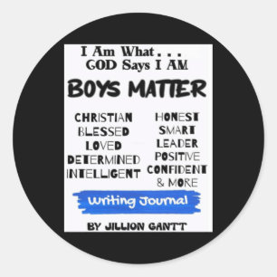 Sticker Rond Les Christian Boys I Am Cousins Plus Best Friends