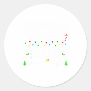 Sticker Rond Les collègues sont comme les lumières de Noël pour