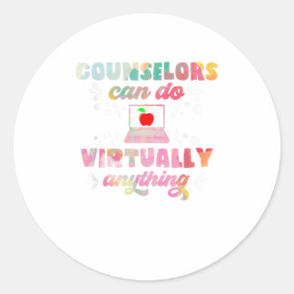 Sticker Rond Les Conseillers Peuvent Faire Pratiquement Tout Ce