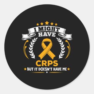 Sticker Rond Les Crps de syndrome de douleur régional complexe