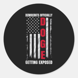 Sticker Rond Les Démocrates Doges Se Font Officiellement Expose