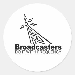 Sticker Rond les diffuseurs le font avec fréquence