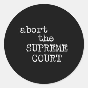 Sticker Rond Les Droits Abandonnent La Contestation Féministe D