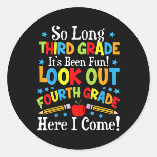 Sticker Rond Les enfants, attention, CE2, j'arrive !