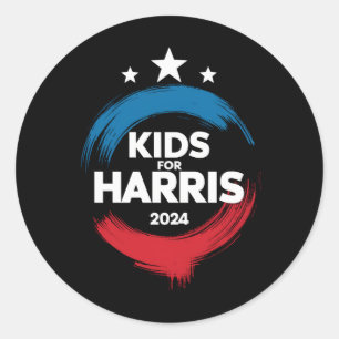 Sticker Rond Les Enfants Pour Harris Présidente Les Enfants Aim