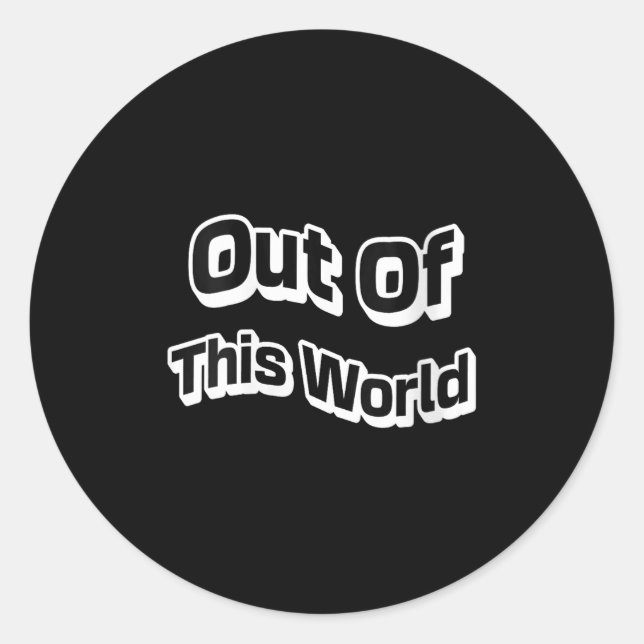 Sticker Rond Les Femmes Au-Delà De La Galaxie Vibes Cosmiques I (Devant)