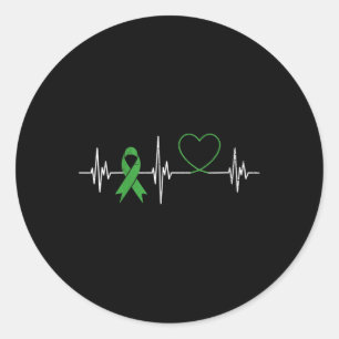 Sticker Rond Les femmes battent le coeur Sensibilisation à la s