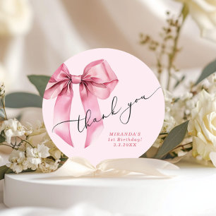 Sticker Rond Les filles veulent juste être un Merci à mâchoires