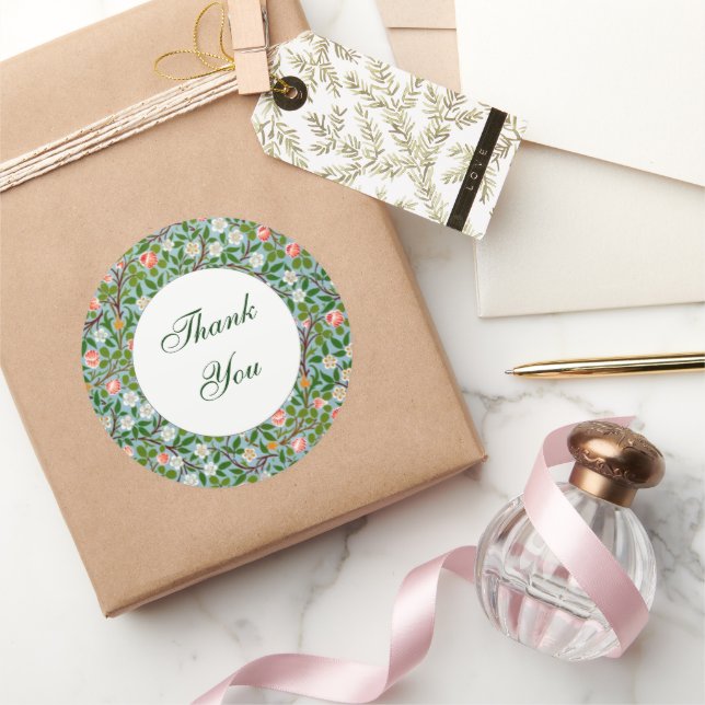 Sticker Rond Les fleurs du printemps (Cadeaux)