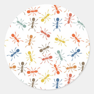 Sticker Rond Les fourmis